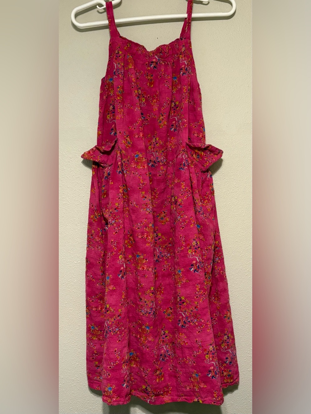 Bright Pink Floral Sundress